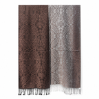 Elegantní šál s kašmírovým a hedvábným efektem – 178 × 70 cm